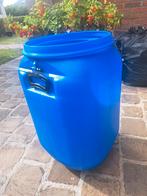 Blauw vat met 2 stevige handvaten., Ophalen, Zo goed als nieuw