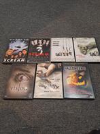Lot DVD Horreur – Scream, Saw, Halloween, Cd's en Dvd's, Dvd's | Horror, Vanaf 16 jaar, Ophalen, Gebruikt, Monsters