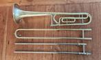 King Cleveland 605 / 3B Bb/F Tenor Trombone, Muziek en Instrumenten, Blaasinstrumenten | Trombones, Ophalen, Gebruikt, Tenor, Met koffer