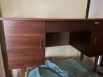 Vintage fineer houten bureeltje jaren 1965-70, Huis en Inrichting, Kasten | Secretaires, Ophalen, Gebruikt, Vintage jaren 1965-70 stijl