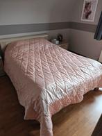 Satijnen zomerdeken, 2 persoonsbed, Huis en Inrichting, Slaapkamer | Beddengoed, Ophalen of Verzenden, Gebruikt