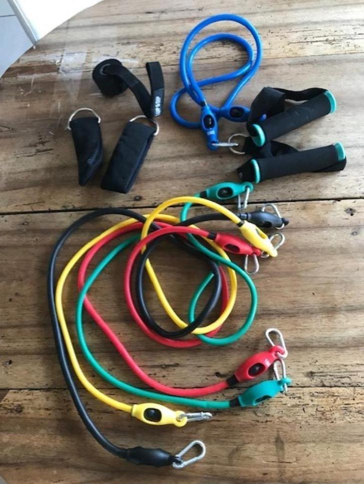 Fitness spanrekkers kit "Pullup and Dip", Sport en Fitness, Fitnessapparatuur, Nieuw, Overige typen, Armen, Benen, Buik, Rug, Kunststof