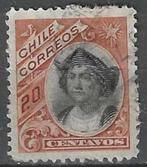 Chili 1905/1908 - Yvert 62 - Christoffel Columbus (ST), Timbres & Monnaies, Timbres | Amérique, Affranchi, Envoi