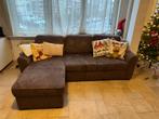 Canape convertible suedine avec coffre, Maison & Meubles, Enlèvement, Utilisé