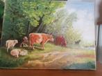 Schilderij op doek, Antiek en Kunst, Ophalen of Verzenden
