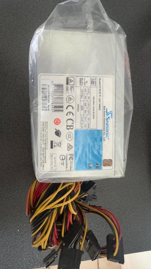 sea sonic 500w pc voeding psu, Computers en Software, Interne voedingen, Nieuw, Ophalen