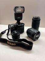 Nikon D7200 + 3 lenzen en flash + extras, Audio, Tv en Foto, Ophalen, Gebruikt, Spiegelreflex, Nikon