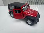 Jeep Wrangler Rubicon rood- merk Welly, Kinderen en Baby's, Speelgoed |Speelgoedvoertuigen, Ophalen of Verzenden, Zo goed als nieuw