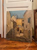 Lot de deux huiles sur toile, Ophalen