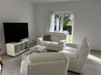 Salon cuir blance NEUF (2 +2 +1), Huis en Inrichting, Zetels | Zetels, Ophalen, Nieuw, Overige maten, Leer