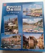 5 puzzles de 1000 pièces, Enlèvement ou Envoi, Comme neuf