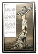 Zeer oud bidprentje van Adéle-Célestine Bourgoignie, Verzamelen, Bidprentjes en Rouwkaarten, Ophalen of Verzenden, Bidprentje