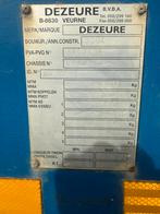 Dezeure oplegger dieplader 3 assen, Zakelijke goederen, Machines en Bouw | Kranen en Graafmachines, Ophalen