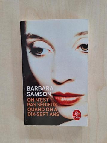 Boek On n'est pas sérieux quand on a dix-sept ans beschikbaar voor biedingen
