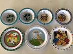 diverse kinder bordjes in pvc en andere wegwerp bordjes, Kinderen en Baby's, Ophalen of Verzenden, Zo goed als nieuw