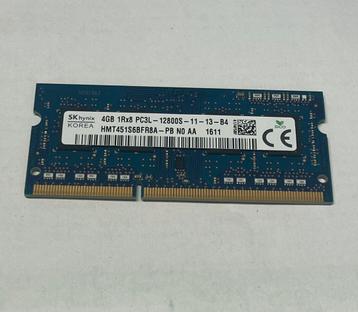 4GB DDR3L Laptop RAM Geheugen - PC3L-12800S beschikbaar voor biedingen