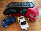 Little tikes - vrachtwagen met 2 auto’s, Kinderen en Baby's, Speelgoed |Speelgoedvoertuigen, Ophalen of Verzenden, Zo goed als nieuw