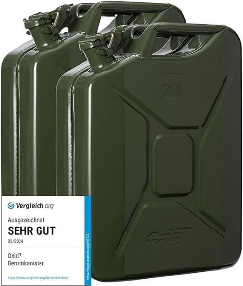 2 x 20L metalen jerrycan SNELLE GRATIS LEVERING, Auto-onderdelen, Brandstofsystemen, Nieuw, Verzenden
