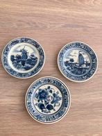 3 mooie Hollandse bordjes Delft Royal Goedewaagen Blue Delft, Ophalen of Verzenden
