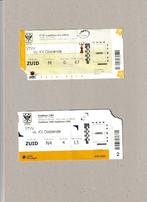 STVV - KV Oostende : 2 verschilllende tickets ('18-'21), Overige typen, Gebruikt, Ophalen of Verzenden