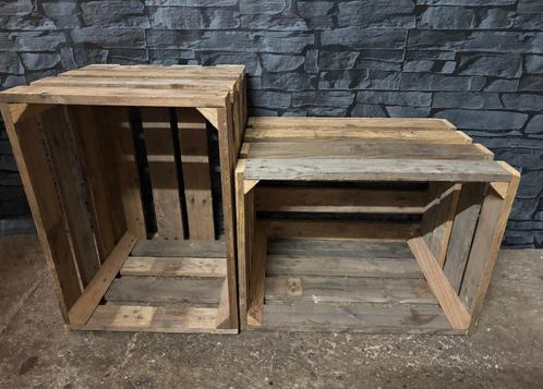Handgemaakte appelkistjes – duurzaam & uniek, Huis en Inrichting, Woonaccessoires | Kisten, Nieuw, Minder dan 50 cm, Minder dan 50 cm