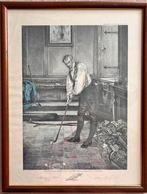 Golftafereel 1914, Antiek en Kunst, Kunst | Tekeningen en Fotografie, Ophalen