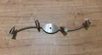 Aluminium plafondlamp met 4 spots, Enlèvement, Comme neuf