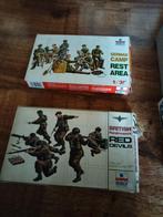 Soldats Allemands et Anglais, Hobby en Vrije tijd, Modelbouw | Figuren en Diorama's, Ophalen of Verzenden