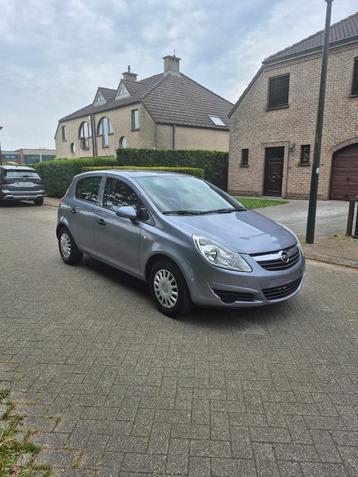 Opel Corsa 1.2 essence 117.000klm C.T ok car pass 2008, Autos, Argent ou Gris, Achat, Boîte manuelle, Noir