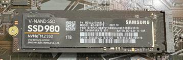 Samsung 1TB SSD 980 M2 NVME M2280 beschikbaar voor biedingen