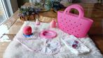 Poppen verzorgingstas, zie foto's, Kinderen en Baby's, Speelgoed | Poppen, Ophalen of Verzenden, Zo goed als nieuw