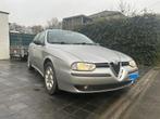 Alfa 156 1.9JTD, Auto's, Alfa Romeo, Voorwielaandrijving, Zwart, Leder, 5 deurs