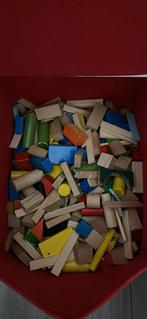 Houten blokjes, Kinderen en Baby's, Speelgoed | Bouwstenen, Ophalen, Gebruikt, Overige merken