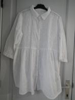 Blouse / tunique blanche pour femme. Taille 46 (100% coton ), Comme neuf, Sans marque, Taille 46/48 (XL) ou plus grande, Envoi