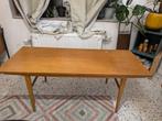 Vintage houten salontafel, Ophalen, Gebruikt, 100 tot 150 cm, 50 tot 75 cm