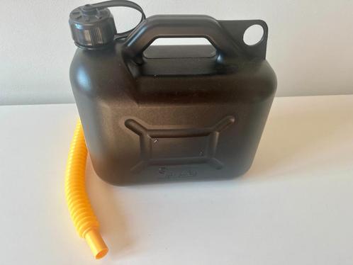 Bidon essence-Jerrycan-5 litres-Noir-Neuf, Autos : Divers, Produits d'entretien, Enlèvement ou Envoi