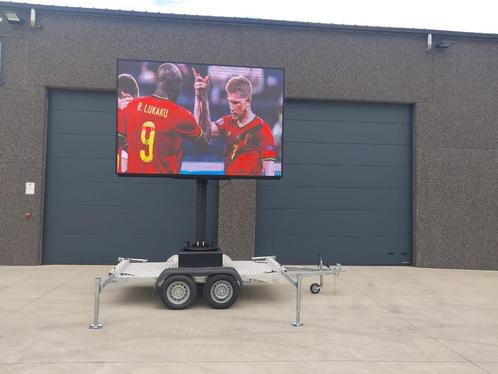 Ledscherm op aanhangwagen te huur, Auto diversen, Aanhangers en Bagagewagens, Zo goed als nieuw, Ophalen