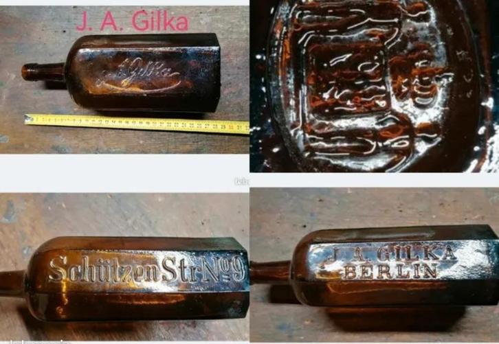 Zeldzame Duitse militaire fles uit de Eerste Wereldoorlog Gi, Verzamelen, Militaria | Algemeen, Verzenden
