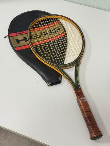 Raquette tennis Prince « The Woodie » L4 head en bois + étui, Enlèvement ou Envoi, Raquette, Head, L4