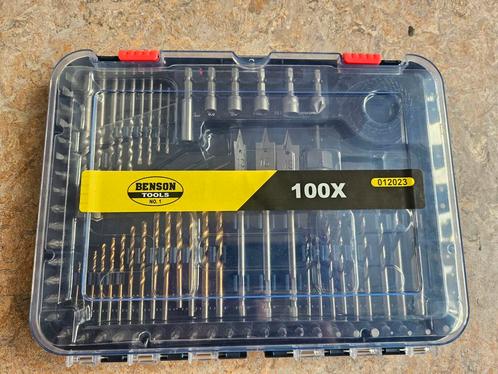 Benson x100 drill set NEW, Doe-het-zelf en Bouw, Gereedschapskisten, Nieuw, Ophalen of Verzenden