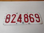 Nummerplaat auto ongeveer 1930 ( email), Verzamelen, Ophalen of Verzenden