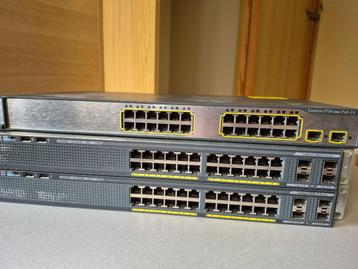 cisco catalyst 3750 en 2960-x PoE switch beschikbaar voor biedingen