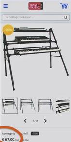 statief INOX voor keyboards / synths etc moet dringend weg w, Ophalen, Nieuw, Instrumentstandaard, Keyboard of Synthesizer