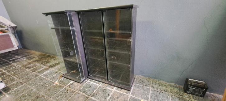 Zwarte Vitrinekastjes, Huis en Inrichting, Kasten | Vitrinekasten, Ophalen