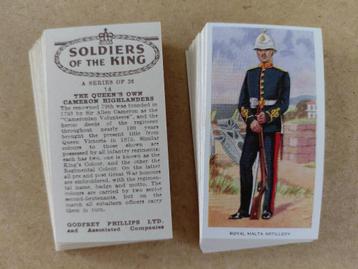 Soldiers of the King complete set 36 chromos 1939 Phillips beschikbaar voor biedingen