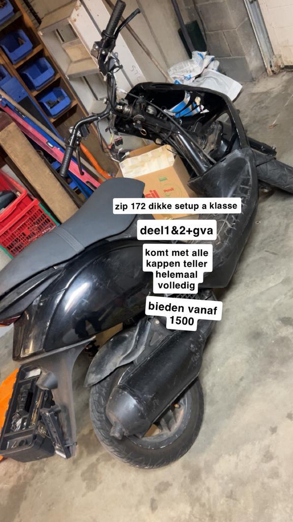 Piaggo zip 180 a klasse, Fietsen en Brommers, Scooters | Piaggio, Zip, Ophalen