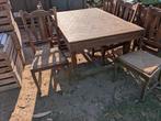 rustieke tafel met 9 stoelen, Antiek en Kunst, Ophalen