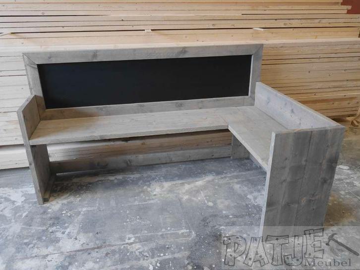 nieuw leuke stevige hoekspeeltafel steigerhout, Kinderen en Baby's, Kinderkamer | Tafels en Stoelen, Nieuw, Tafel(s), Ophalen of Verzenden