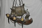 Lustre en forme de voilier, Maison & Meubles, Enlèvement, Utilisé, Métal, Rustique