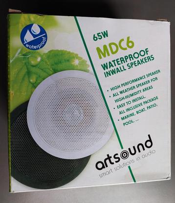 ArtSound MDC6, ronde waterproof inbouw LS beschikbaar voor biedingen